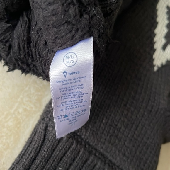 Ivivva “Naturally Nice” Mittens Med/Large (Women’s Small) - Picture 4 of 6